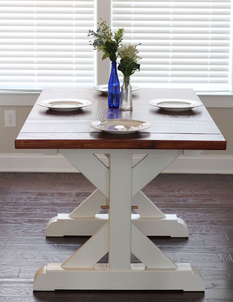 woodworking farmhouse table