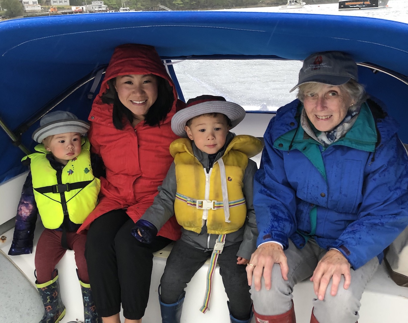 Ellen and her family use their boat for sailing around Casco Bay in Maine.