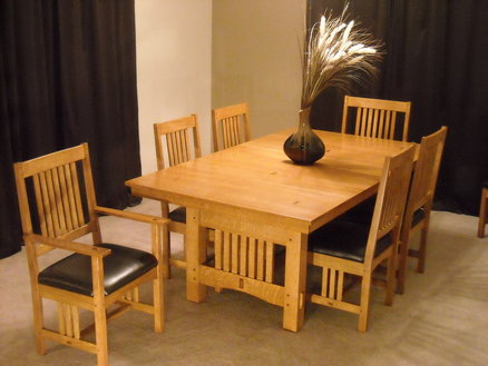 dining table and chairs